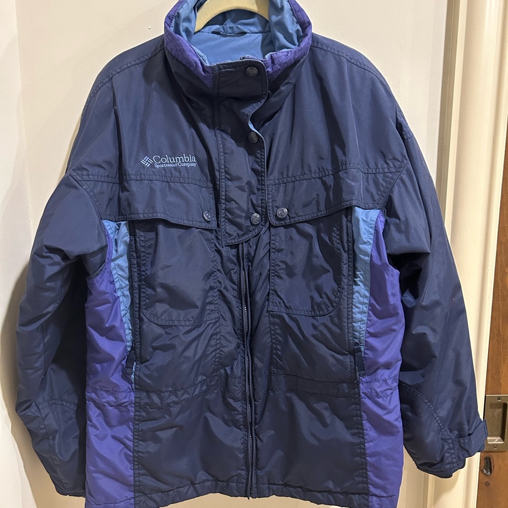Columbia Women “Vintage” - early 2000 - Blue Winter Jacket